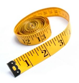 Measuring tape for men's clothing