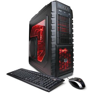 Desktop computer with custom computer hardware