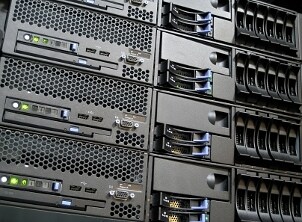 Bank of small business servers
