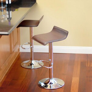 Modern leather bar stools