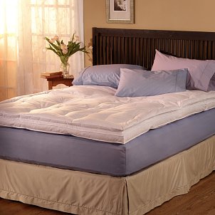 A baffle-box featherbed