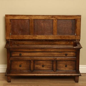 Open cedar hope chest