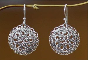 Wear delicate handmade filigree jewelry to special occasions