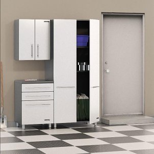 Cabinets are a popular garage storage solution