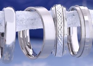 Four titanium rings