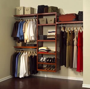 Well-organized closet