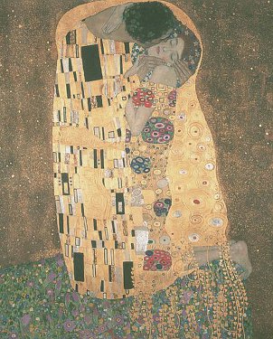 A famous painting by Gustav Klimt