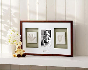 Picture frame with baby photo
