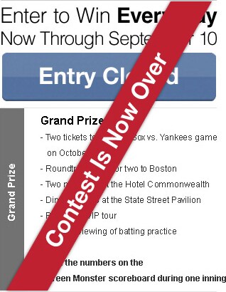Contest Is Now Over