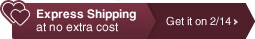 Express Shipping at no extra cost. Get it on 2/14